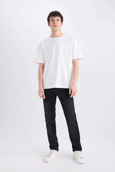 DeFacto Παντελόνι Sergio Regular Fit Jean - Κανονική μέση, πόδι σωλήνα D7335ax24au