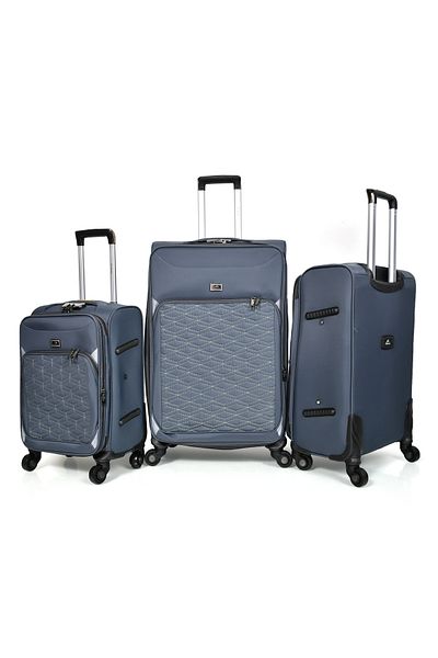 MORANO Morano 3 Pieces Canvas Luggage Set 28/24/20 Inch