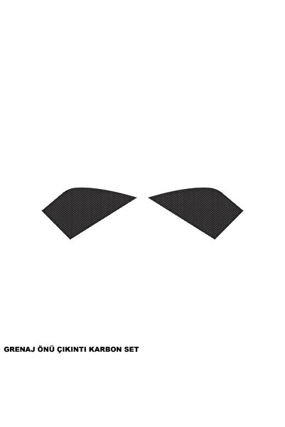 Motiker CFMOTO 250SR KARBON STICKER SET GRENAJ ÖNÜ ÇIKINTI KARBON PARÇALI KAP...