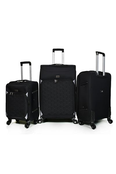 MORANO Morano 3 Pieces Canvas Luggage Set 28/24/20 Inch