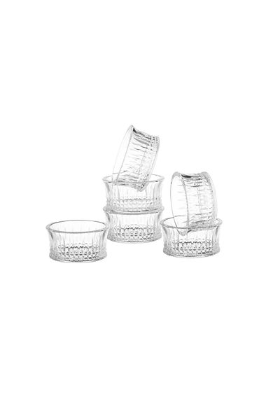 Dania Acrylic yogurt serving set, 6 pieces
