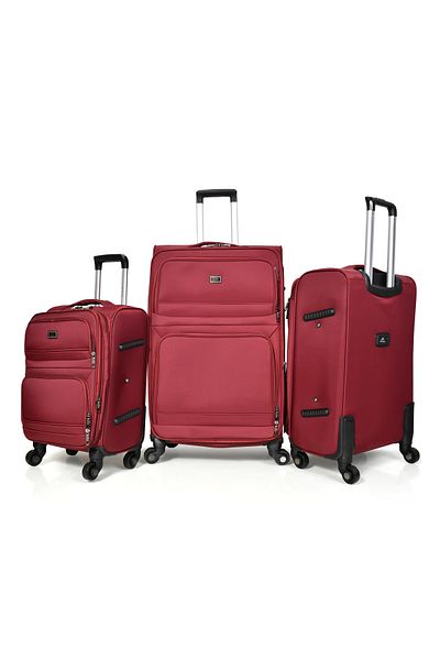 MORANO Morano 3 Pieces Canvas Luggage Set 28/24/20 Inch