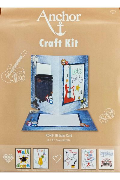 Anchor DIY Greeting Card Cross Stitch Embroidery Kit 21X14.8Cm