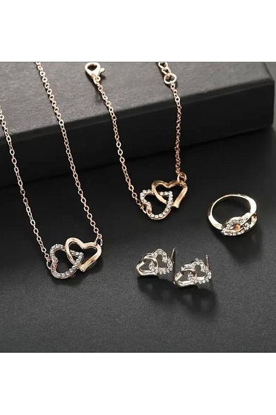 OzzTakı Our Hearts Are One Jewelry Set