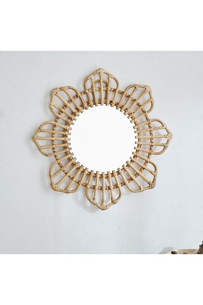 Home Box Boho Bliss Floral Decorative Mirror 44x4x44 cm