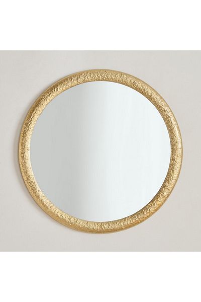 Home Box Rayon Aluminium Premium Round Mirror 61.5x61.5x2.5 cm