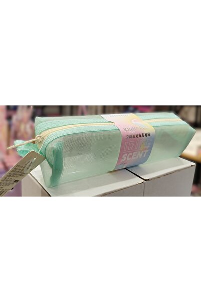 bundle island حقيبة أقلام شبكية شفافة حماية داخلية (22 سم * 7 سم)