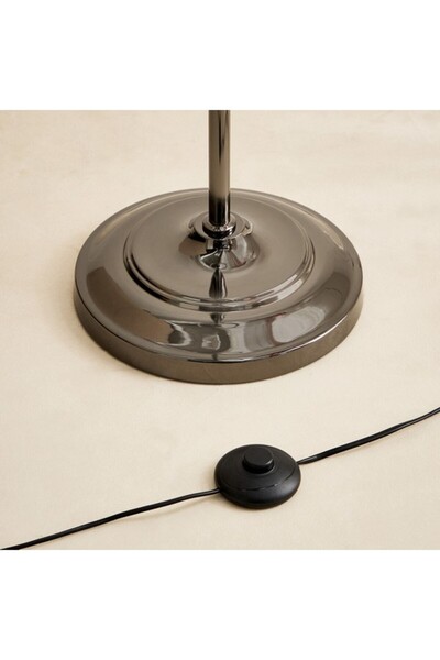 Home Box Deme Armel Metal Floor Lamp with Fabric Shade 162 cm