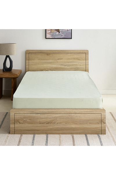 Home Box Derby Solid Microfiber Single Fitted Sheet 90x190+20 cm