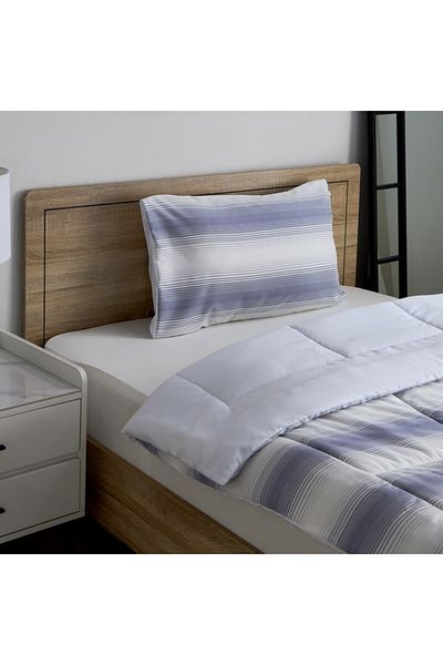 Home Box Verve 2-Piece Yarn Dyed Microfiber Single Comforter Set 135x220 cm