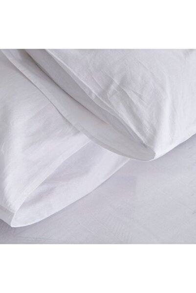 Home Box Ballina 3-Piece Solid Cotton Twin Duvet Cover Set 150x220 cm