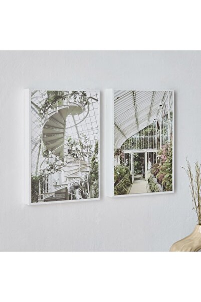 Home Box طقم ديكور حائط أتريوم مكون من قطعتين 21×30 سم