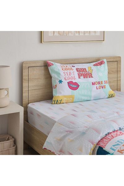 Home Box Ivy Sparkle and Shine 2-Piece Twin Microfibre Comforter Set 160x220 cm