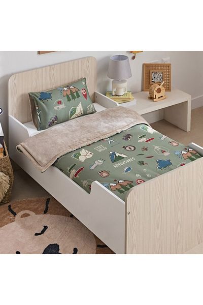 Home Box Adventurer Camping 2-Piece Toddler Comforter Set 100x140 cm