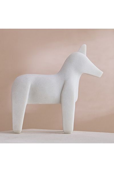Home Box Verdant Polyresin Horse Accent 19.3x6.5x19.5 cm