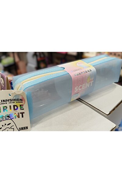 bundle island حقيبة أقلام شبكية شفافة حماية داخلية (22 سم * 7 سم)