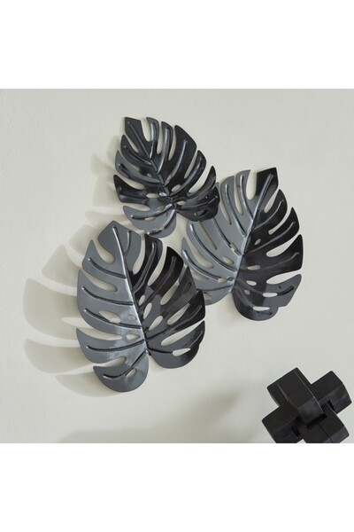 Home Box Jorja Metal Leaf Wall Art 55.9x60.3x3.8 cm