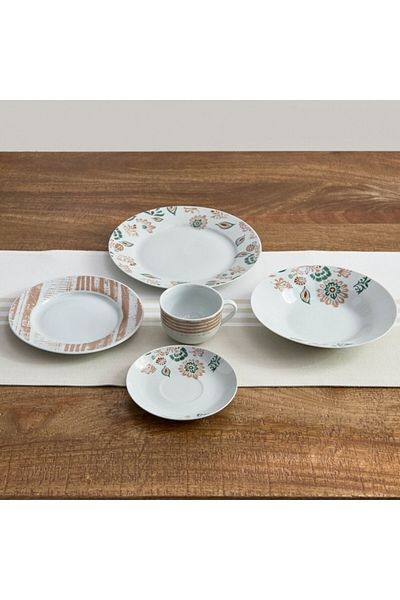 Home Box Atlanta Fiesta Flair 20-Piece Dinner Set - Serves 4