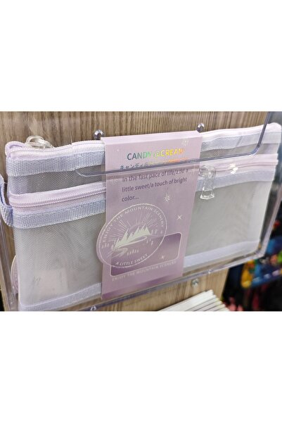 bundle island Geantă transparentă din plasă cu 2 compartimente (22cm*12cm)