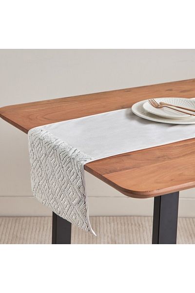 Home Box Glitz Beaded Table Runner 33x120 cm
