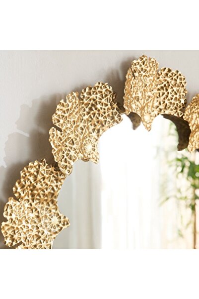 Home Box Delp Premium Heavy Duty Metal Textured Wall Mirror 66x64.8x3.8 cm