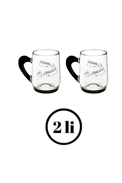Paşabahçe Ataturk Signed Mug (Piece of 2)