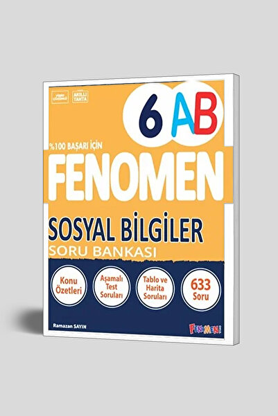 Fenomen Yayıncılık Fenomen 6. Sınıf Sosyal Bilgiler AB Soru Bankası