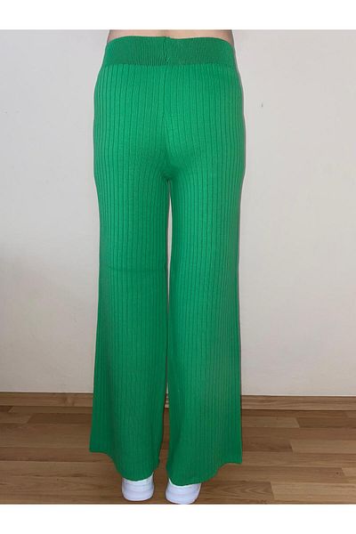 OZMN Knitwear Pants with Elastic Waistband