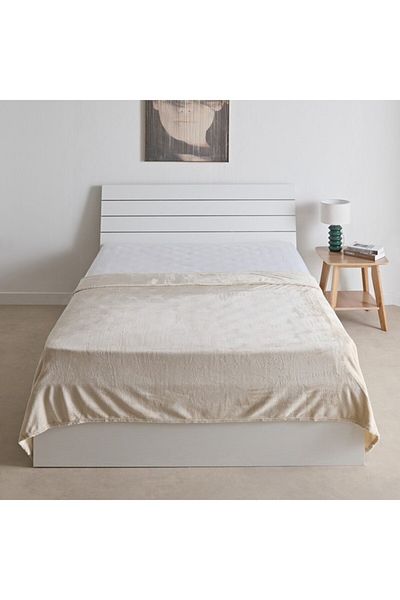 Home Box Nova Solid Flannel Queen Blanket 200x220 cm