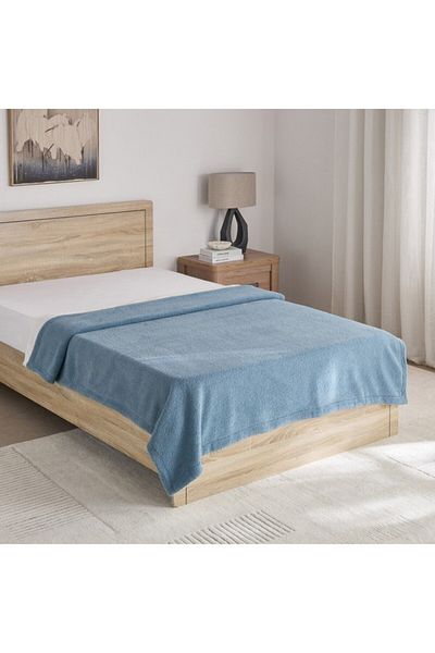 Home Box Logan Teddy Double Layer Queen Blanket 200x220 cm