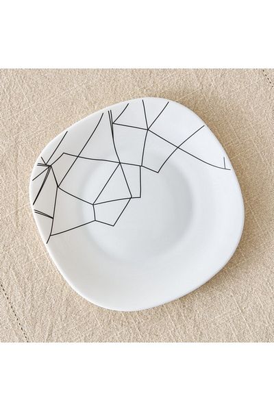 Home Box Crackle Opalware Side Plate 20 cm