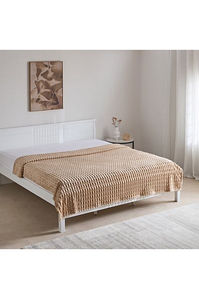 Home Box Delft Jacquard Flannel Queen Blanket 200x220 cm