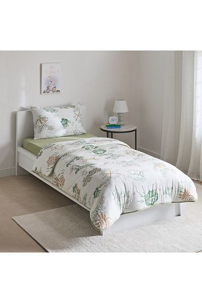 Home Box طقم لحاف من قطعتين من الجيرسي المطبوع من Joy Adventurer Joyful مقاس 135×220 سم