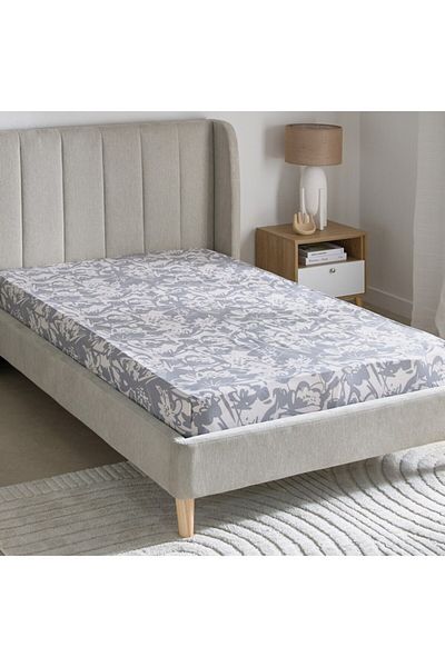Home Box Aurora Heya Printed Cotton Single Fitted Sheet 90x200+33 cm