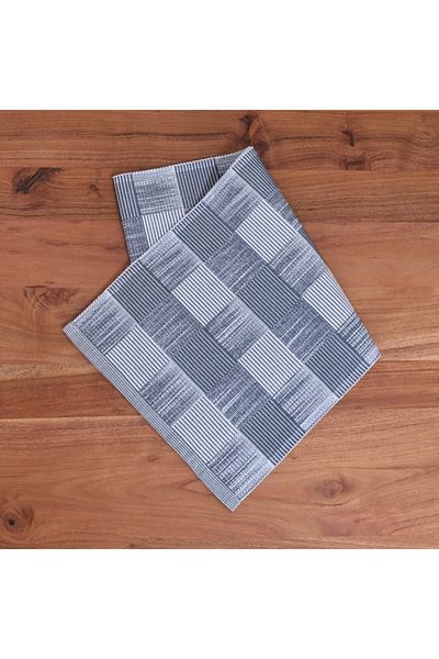 Home Box Chequre Runner 33x120 cm