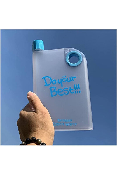 Generic عبوة مياه مسطحة رفيعة قابلة لاعادة الاستخدام