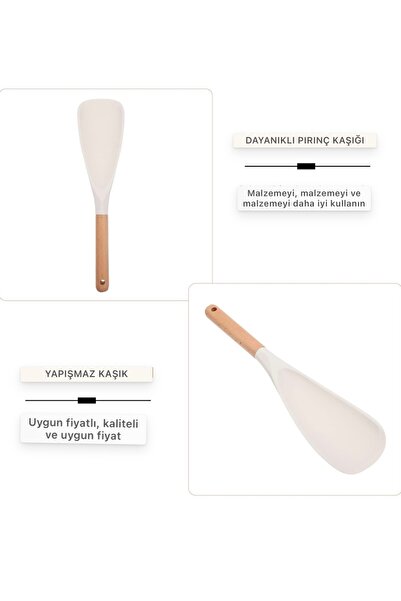 Yenigeldi 1 Silicone Spatula Spoon (2 in 1)