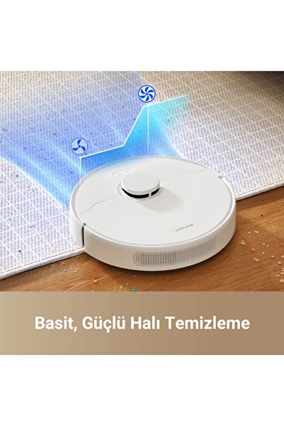 Dreame D10 Premium Gen 2  Toz İstasyonlu 6000PA Emiş Gücü 2 si 1 Arada Robot Süpürge ve Paspas