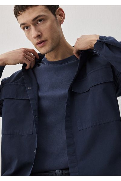 Mavi Μπλε ναυτικό πουκάμισο Loose Fit / Loose Relaxed Fit 0211076 -70497