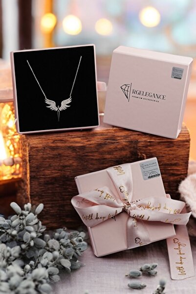 RGELEGANCE Premium Accessories 925 Ayar Gerçek Gümüş Sevgililer Günü Hediyesi...