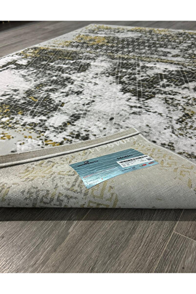 Akgün GÜMÜŞSUYU HALI 13049 SARI MOTTO HALI