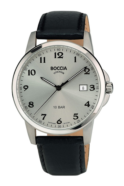 Boccia Mens Watch 3633-03, Quartz, 40mm, 10ATM
