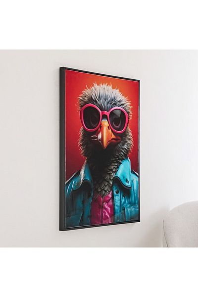 Home Box Ersel Bird Framed Picture 50x70x2.5 cm