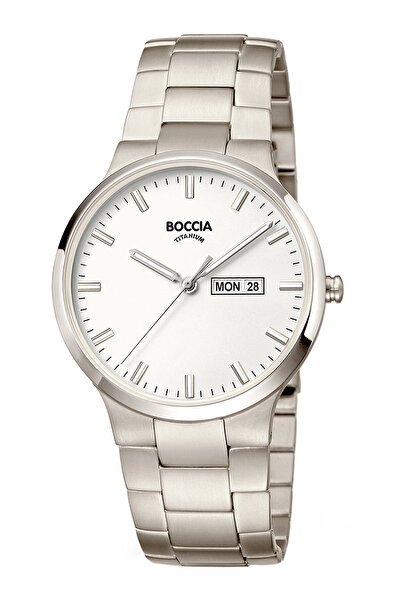 Boccia Mens Watch 3649-01, Quartz, 39mm, 5ATM