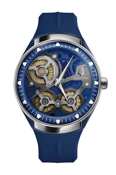Bulova 28A208 Mens Watch Accutron DNA Casino Limited Edition blue