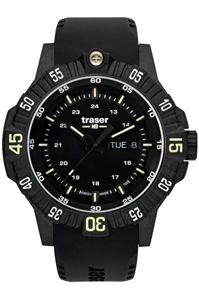 Traser H3 Ανδρικό Ρολόι Traser 110723, Quartz, 46mm, 20ATM