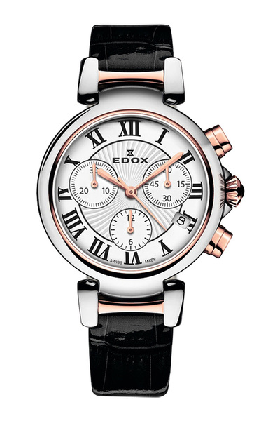 Edox Γυναικείο ρολόι Edox 10220-357RC-AR, Quartz, 35mm, 5ATM