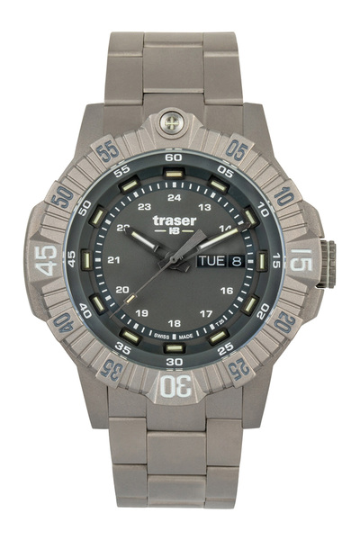 Traser H3 Ανδρικό Ρολόι Traser 110666, Quartz, 46mm, 20ATM