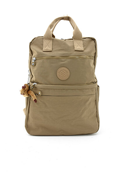 Çanta Trend Unisex Αδιάβροχο τσαλακωμένο ύφασμα πολλαπλών διαμερισμάτων Σχολείο και σακίδιο πλάτης για φορητό υπολογιστή μεγάλου μεγέθους