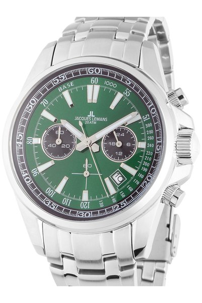 Jacques Lemans Ceas bărbătesc 1-2117ZD, cuarț, 44mm, 20ATM